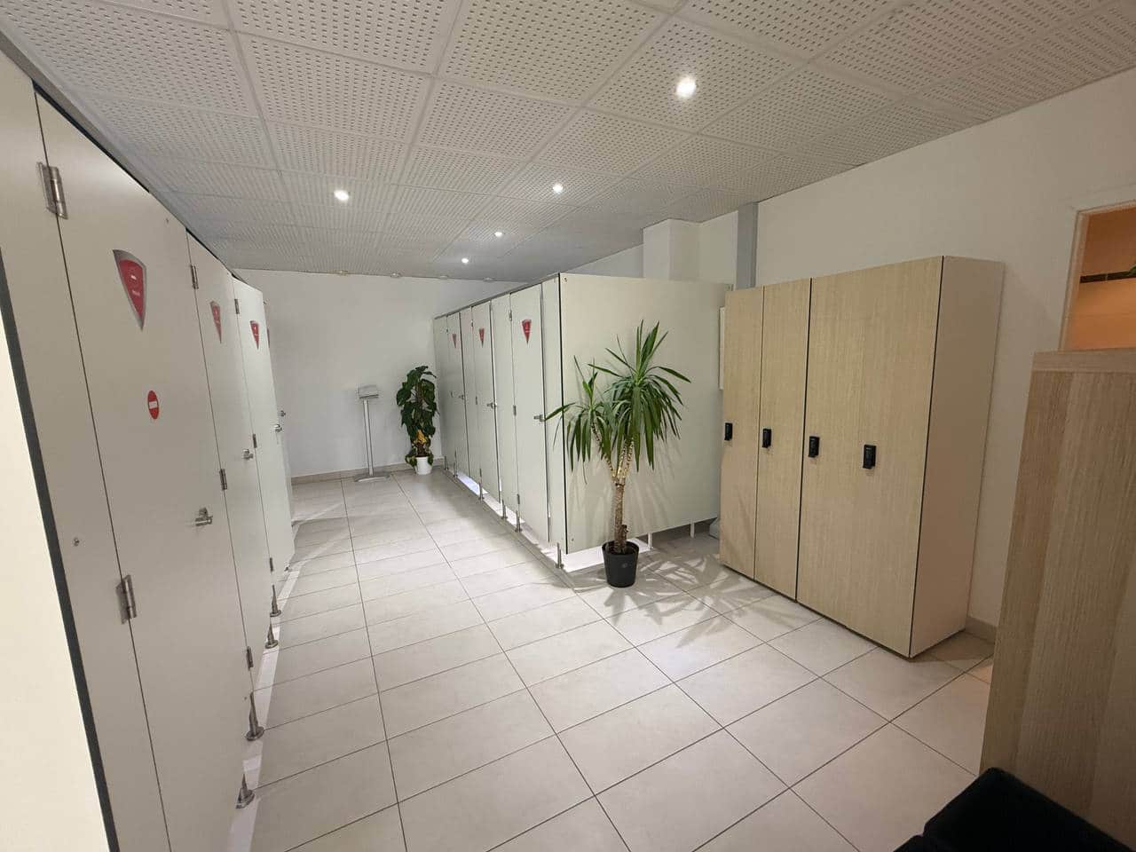 Montreux - Les vestiaires et les douches